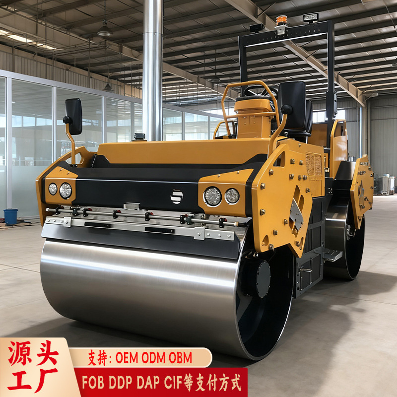 Thai Hydraulic Road Roller Ro7 Ton Turbocharged Road Machine Hummer Model Double Steel Wheel Compactor Thai Hydraulic Road Roller Ro7 Ton Turbocharged Road Machine Hummer Model Double Steel Wheel Compactor