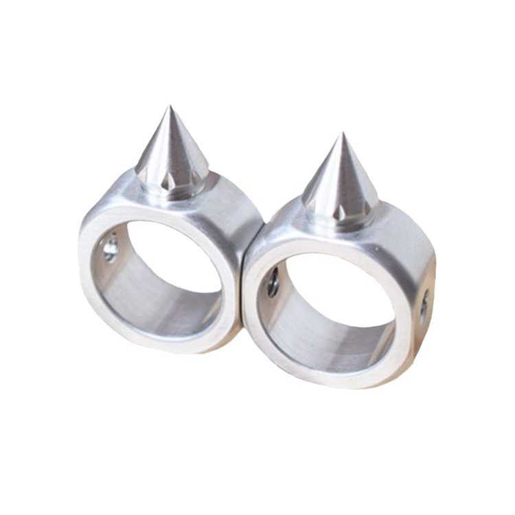 新款双指奇兵 男女防狼戒指 应急破窗器 2指扣 合金扳指 双指扣