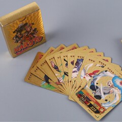 NARUTO カード ゴールドホイルカード 越境EC ホットセール PVC シルバーホイル NARUTO 2025 新カード/