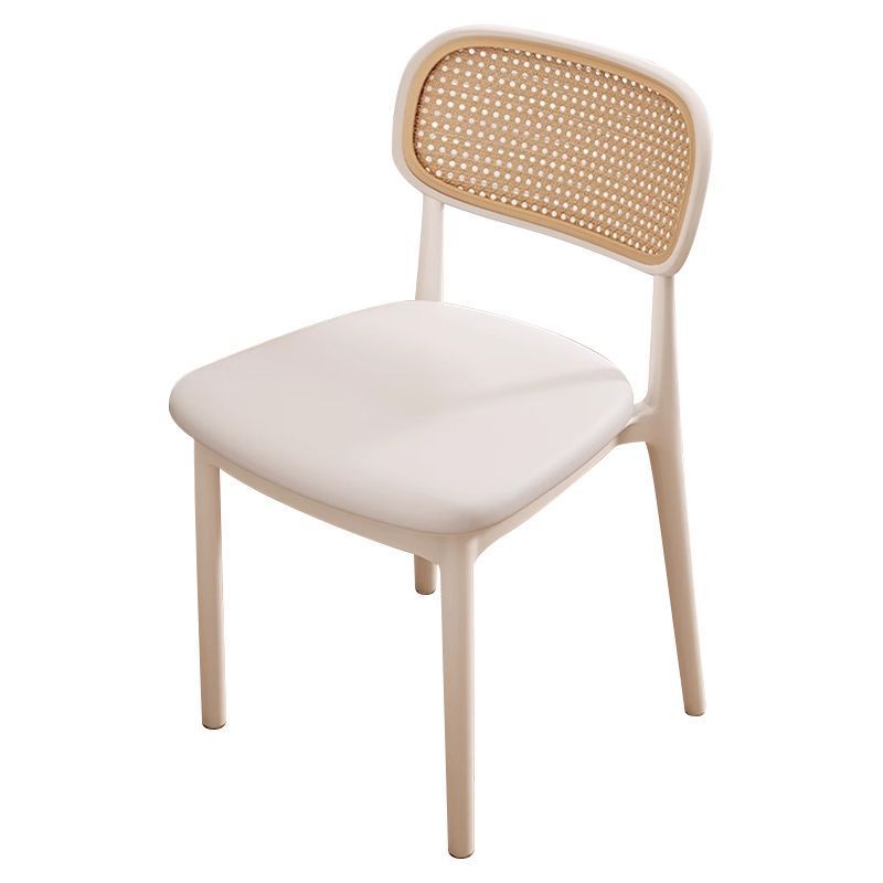 Nordic Style Home Thickened Dining Chair, Bedroom Chair, Office Chair, Comfortable for Long Sitting, Meeting Chair, Modern Minimalist Stool, Plastic Chair