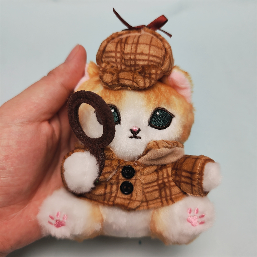 감시 단안경 상어 고양이 펜던트