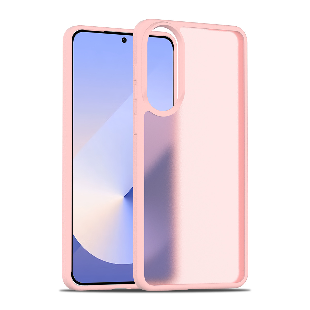 Adecuado para Samsung S25 Edge Sensación de piel esmerilada Silver Shield funda para teléfono móvil 2.0 gruesa y agradable para la piel funda protectora para teléfono móvil fábrica