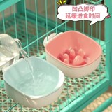 Оригинальная домашняя клетка предотвращает удушающую миску для кормления кошка маленькая и средняя собачья творческая пластиковая собачья бассейн для домашних животных оптом