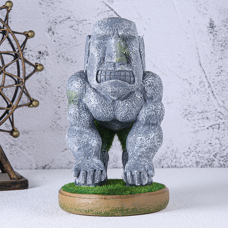 Soporte de teléfono móvil de árbol hombre de dibujos animados de escritorio veneno adornos de estudiantes adornos soporte de mango Fox negro