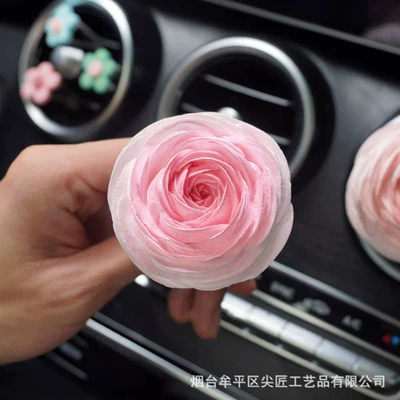 Car Perfume Aromatherapy Buttercup peony car air - peach-powder-peony
