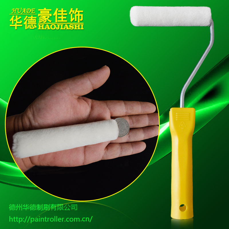 Cross-border Walde 4 pulgadas conjunto de herramientas de pintura cepillo de cerdas bandeja esponja rodillo cepillo conjunto de cepillo