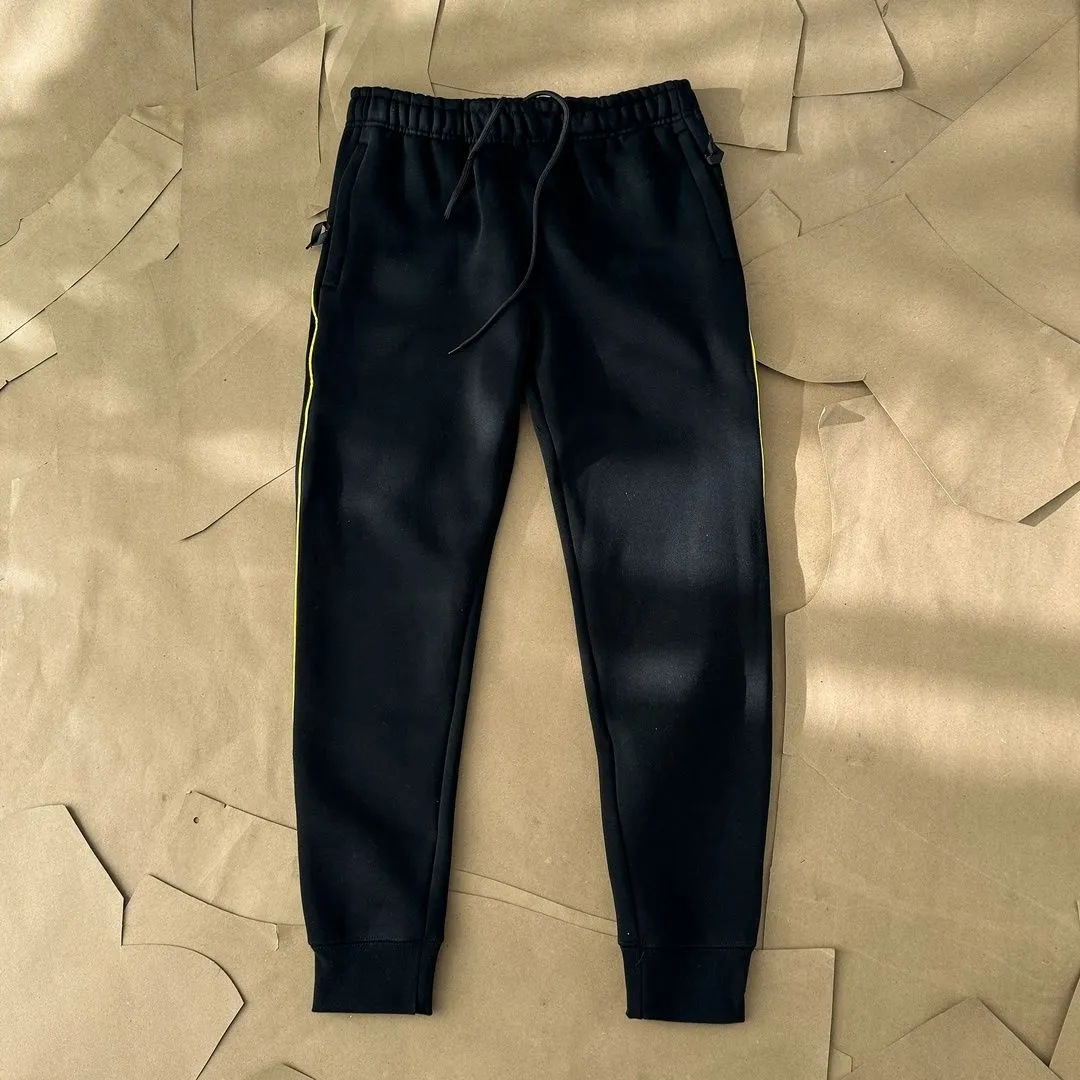 Nike Tech Fleece Sweatpants Air Max Black Neon Yellow