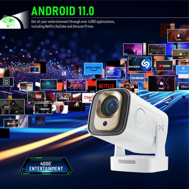 新品hy260pro语控投影仪真1080p迷你超高清安卓智能自动对焦便携|undefined