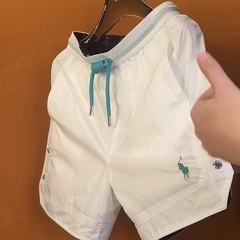 2025夏の新型ファッションの流行は男女の同じタイプの夏のファッション刺繍のカジュアルな通気性の5分のズボンを合わせます。