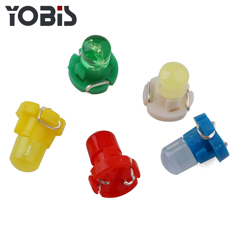 Youbi автомобильная светодиодная приборная лампа T3 1smd супер яркая 1LED приборная лампа индикатор для чтения желтый свет