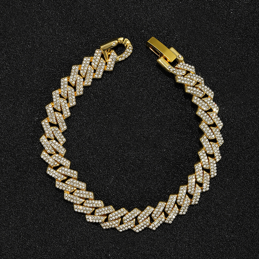 Hiphop Diamond Cuban Necklace For Men And Women, Luxury Accessory_voghion.com