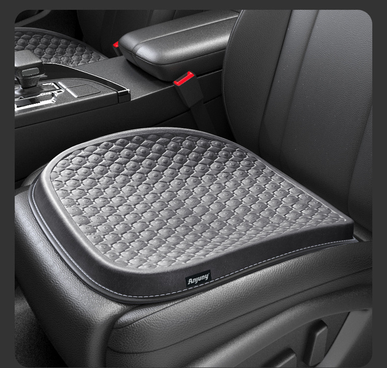 Car Seat Cushion for All Seasons, Special Co-Pilot Thickeneded Single Piece Memory Foam Ice Silk Booster Cushion Lumbar Cushion Seat Cushion