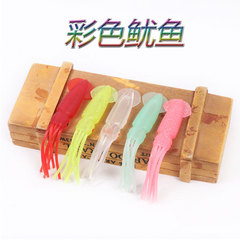 Wholesale Colorful Squid Soft Bait Lure 12.5cm/8g Fishing Lure Night Fishing Gear
