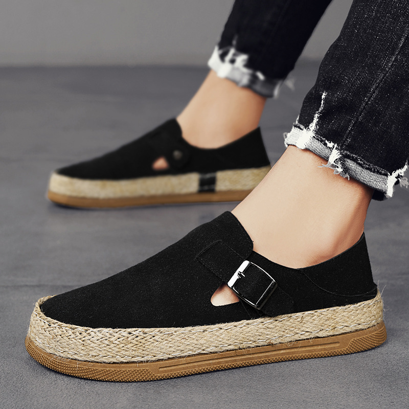 Pánské semišové boty z pravé kůže na volný čas se šněrováním, lehké a pohodlné boty na řízení, pánské venkovní oxfordské boty_voghion.com