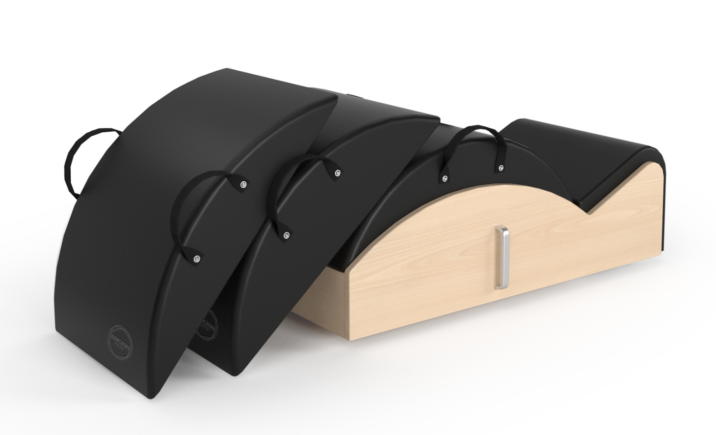 Blanco Maple Pilates núcleo cama de entrenamiento de Cadillac estudio de yoga privado Fitness Pilates conjunto de cinco piezas