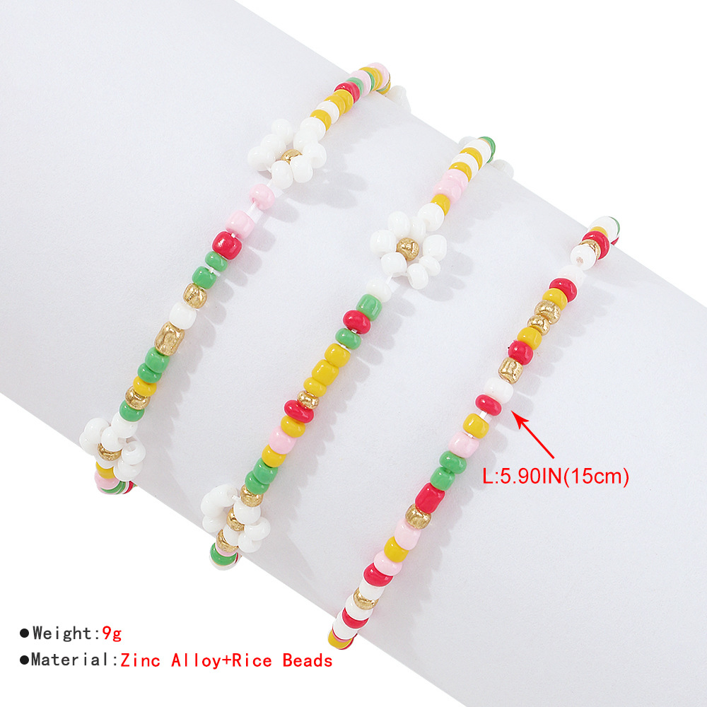 Ethnic Style Beaded Elastic Simple Fashion Bracelet