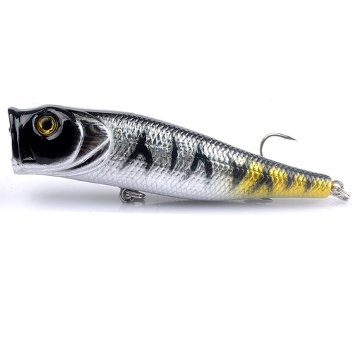 Manufacturer outdoor 9cm water surface lure wave 14g foreign trade cross-border water bionic bait plastic fishing bait sea bass