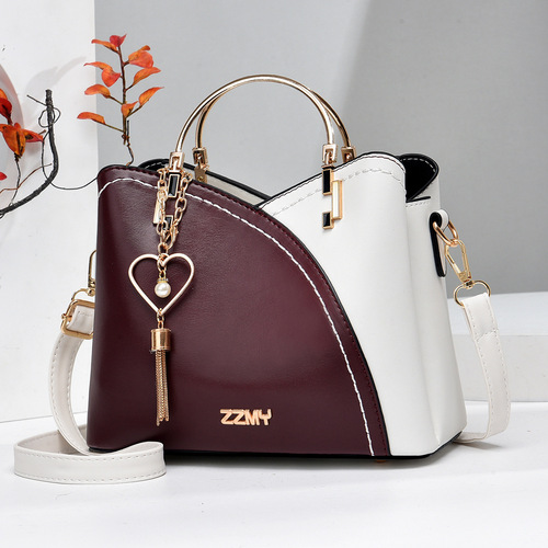 Bags for women cross-border new trendy fashion stitching handbags crossbody shoulder bag women's large capacity bucket women's bag