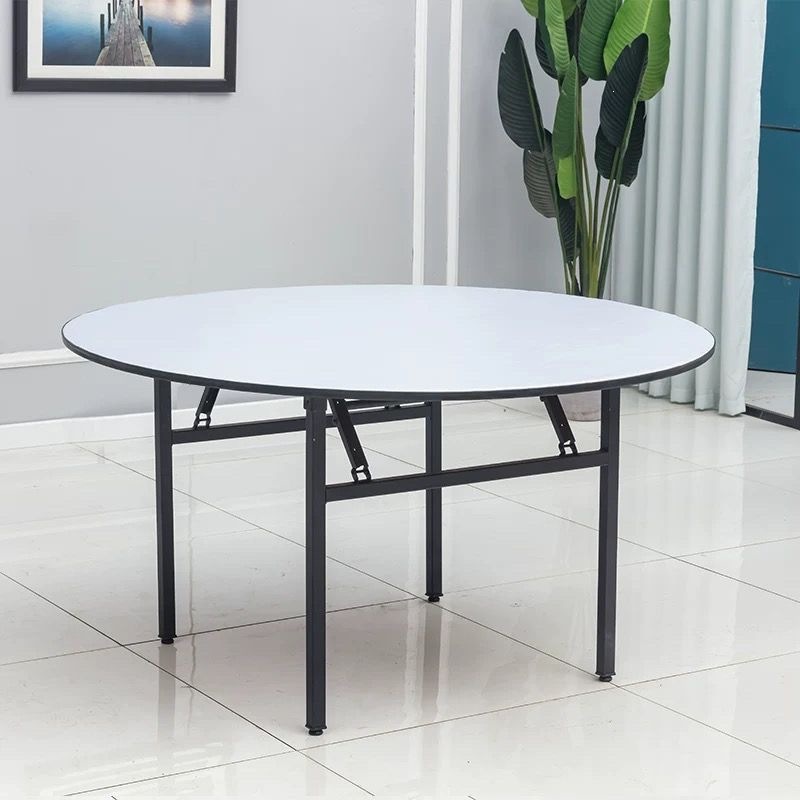 Fábrica directa hotel mesa redonda banquete restaurante tabla plegable 1020PVC mesa redonda mesa de comedor mesa y silla comercial