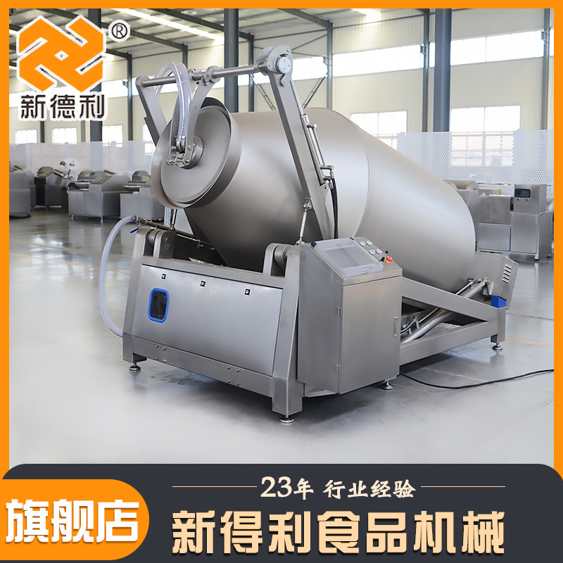 不锈钢调理品真空滚揉机鸡鸭鹅液压变频腌制机全自动鱼片腌制设备