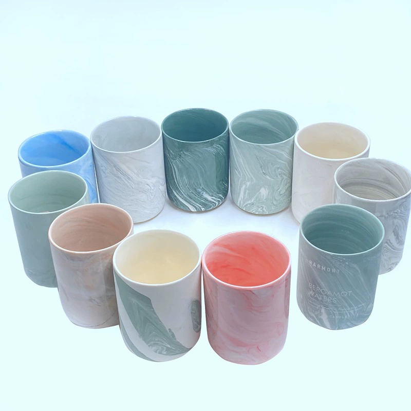 Creative ceramic aromatherapy, candle, tea cup