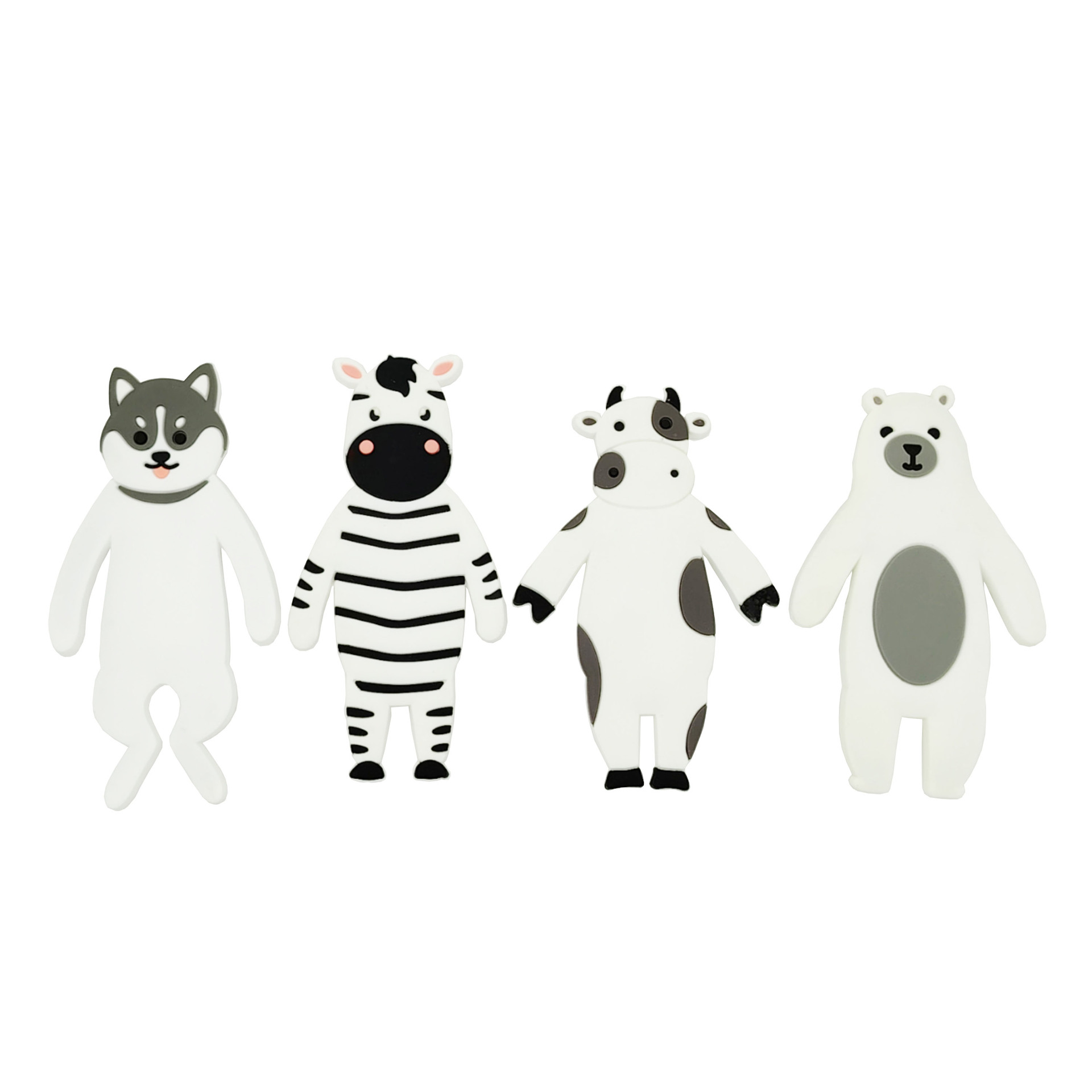 软胶创意可爱卡通奶牛个性软胶儿童趣味性冰箱挂钩吸铁石磁性贴