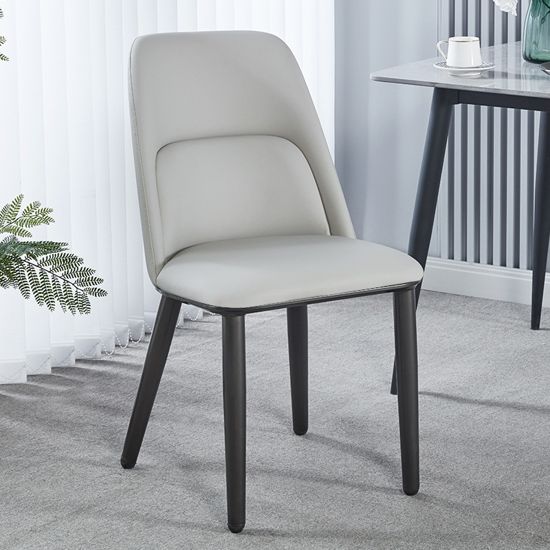 Silla de comedor moderna y simple silla de comedor de lujo ligera silla de comedor silla de mahjong confortable silla de recepción silla de hotel