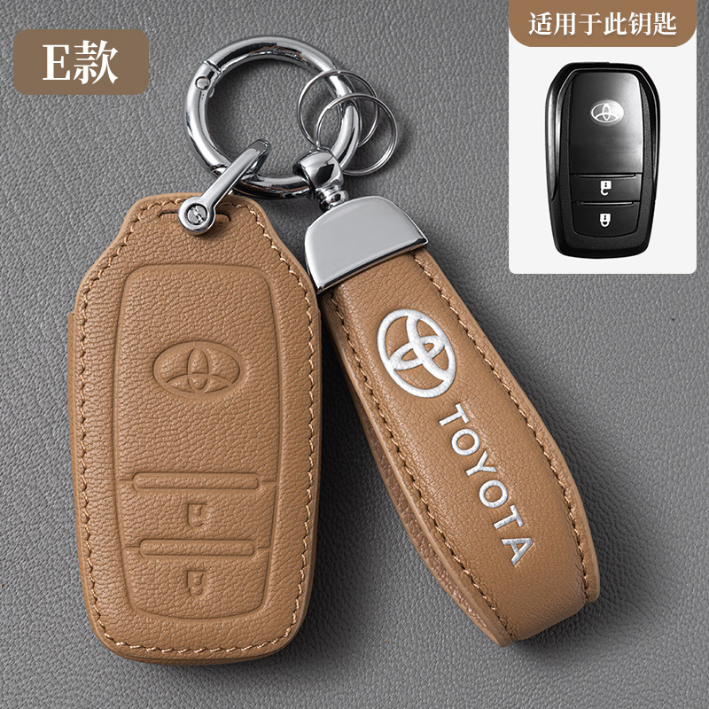 도요타 E (다크 브라운) [스마트 2 키] 고급 양가죽