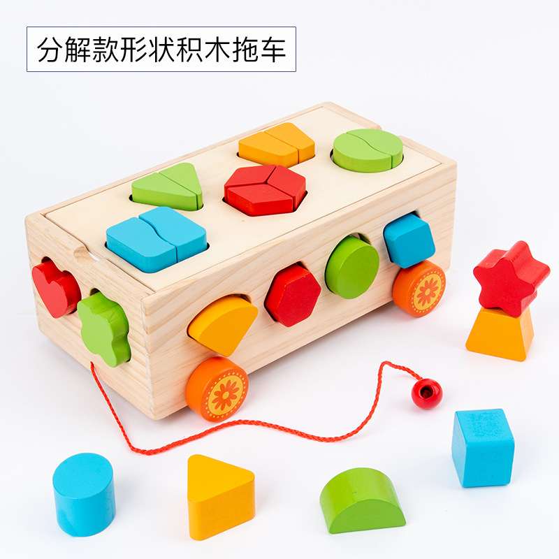 モンテッソーリ子供用フルーツノックピアノセット、ピアノピアノ、積み木、幾何学的形状トレーラー、認知分類インテリジェンスボックス|undefined