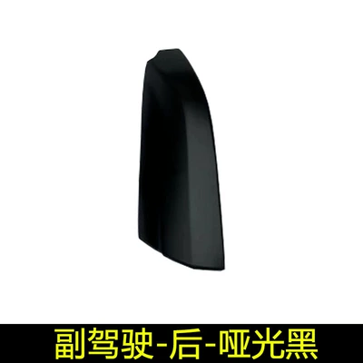 Top Plastic Cover Corner – Roof rack - 09-14-highlander-passenger-rear-matte-black