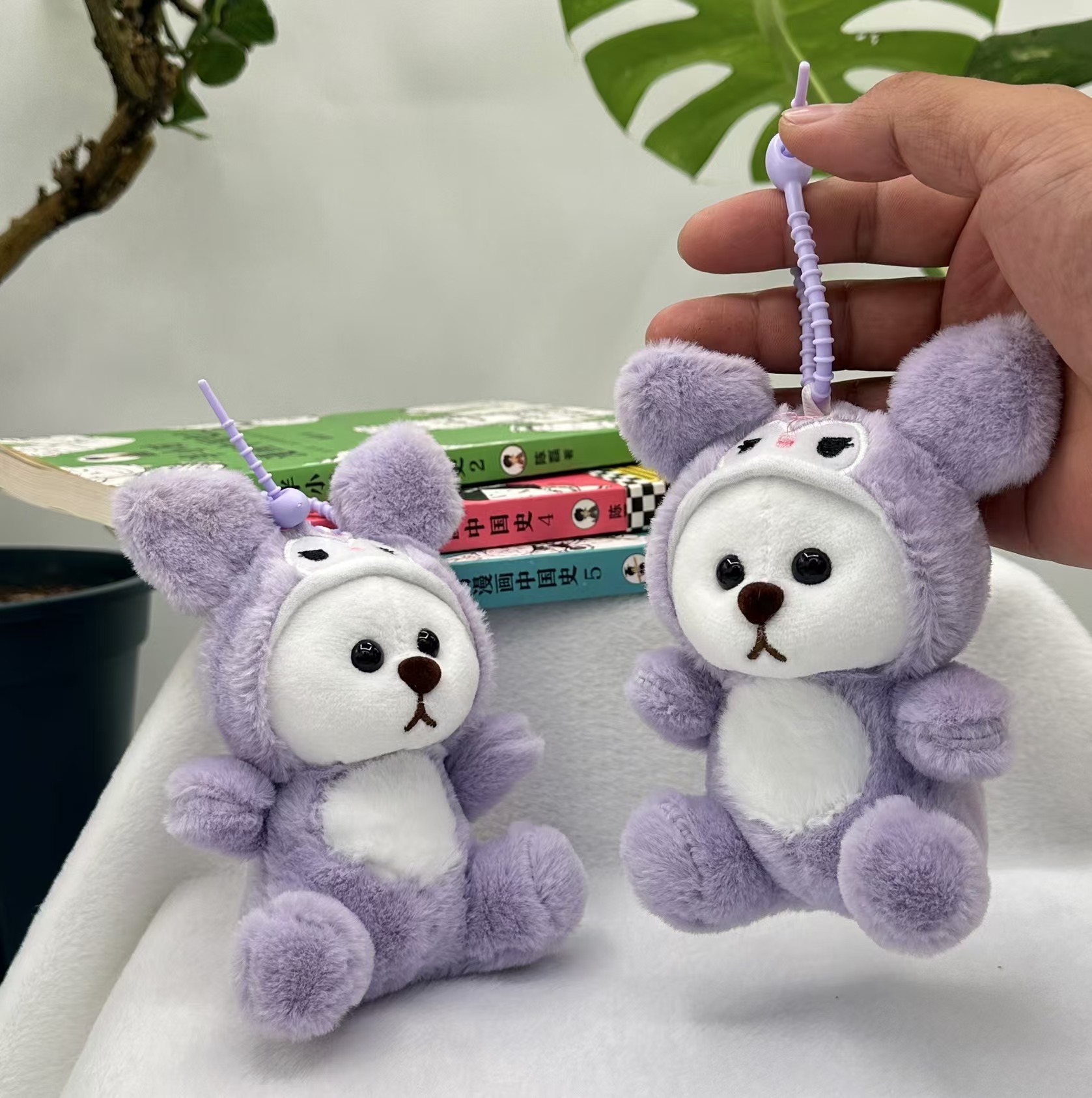 Una variedad de disfraces Lina Bear Keychain Teddy Bear bolsos colgantes Teddy Bear juguetes al por mayor