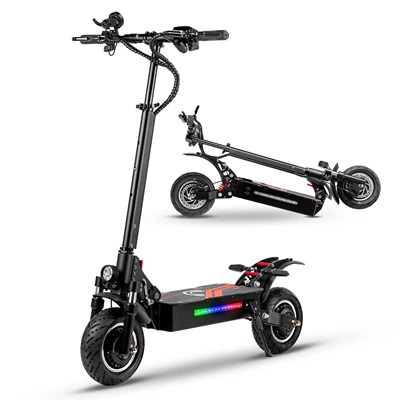 BOYUEDA dual-drive off-road electric scooter with long range, foldable, and supports OEM/ODM (Qatlanan elektrik skuterlər)