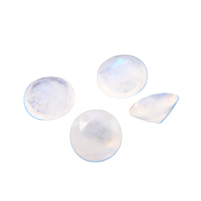 Organic gemstone for ring, moonstone, 5mm