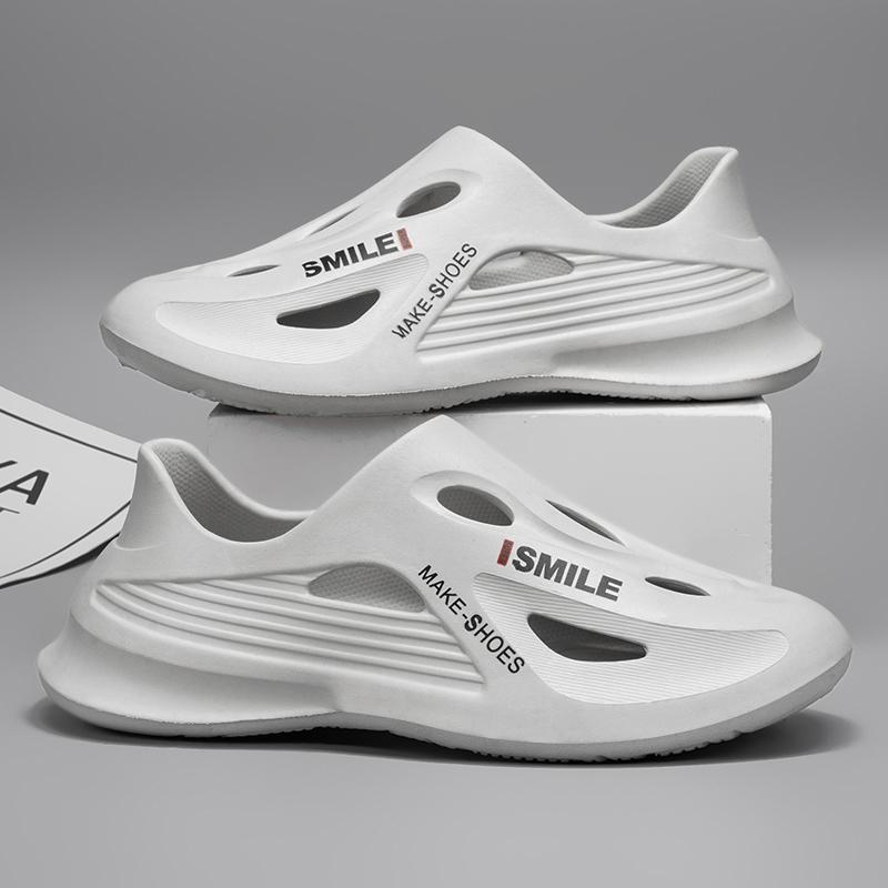 Summer Closed-Toe Sandals for Men, Thick-Soled Office Clogs, Outdoor Sports and Leisure Shoes, Beach Slippers Wholesale