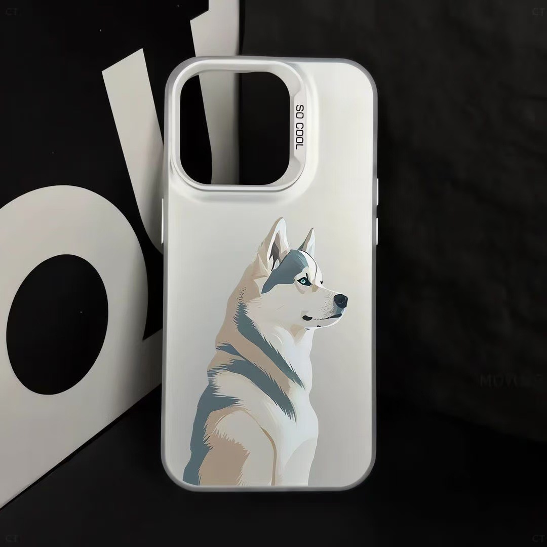 Husky para 15pro Europa y América 16promax funda para teléfono móvil de Apple iphone14 nuevo 13 nicho 12pro