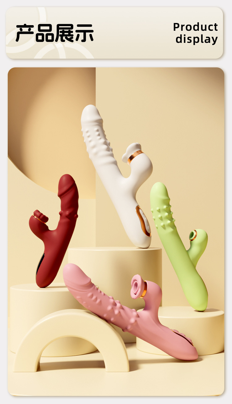 Female Vibrating Massage Stick in Silicone and ABS with Quiet Motor — detail image 15
