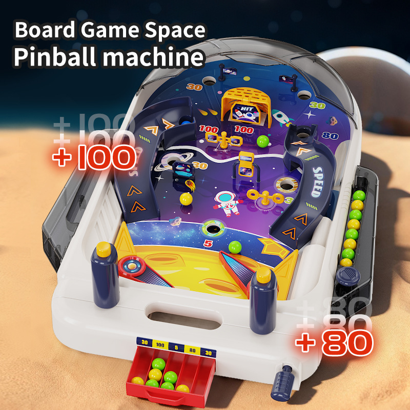 cross-border hot space-themed marble machine board game for children‘s reaction training and parent-child interactive educational toys