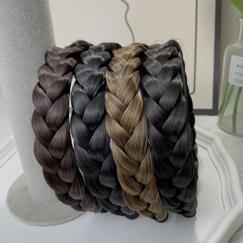 140g Weight Hair Band Hair Accessories Type 1 Piece Quantity Holiday, Street Occasion high temperature wire Material Braid Pattern Women's Gender Streetwear Style Women's Streetwear Braid High Temperature Wire Hair Band 2