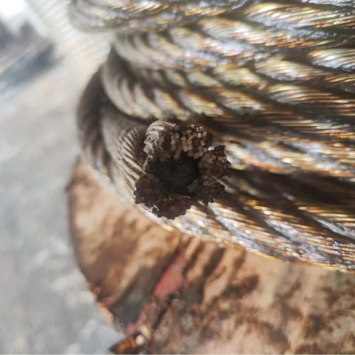 吊运货物6*24+7FC直径22mm钢丝绳船舶钢丝绳镀锌钢丝绳