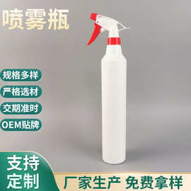 厂家批发600ml消毒液喷瓶蚊蝇杀虫剂空瓶PE塑料瓶细高型喷雾瓶