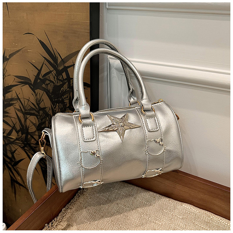 Piccolo design argento rotondo secchiello piccante ascella ragazza b, donne 2024 nuovo trendy e alla moda piccola nicchia spalla_voghion.com