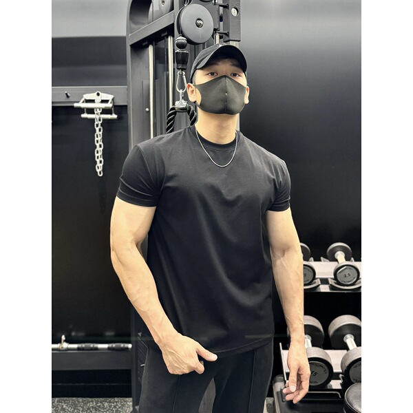Universal sports solid color casual trend base short sleeve T-shirt…