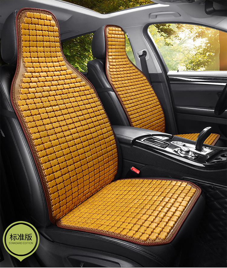 Summer bamboo car seat cushion wuling glory double row seat cover light small card liuzhou wuling van universal