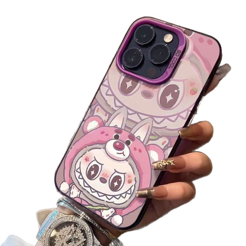草莓熊适用苹果17Promax手机壳个性元气壳iPhone16ins15/14欧美13|undefined