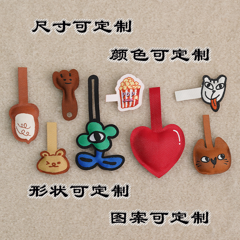 定制充棉织唛拉链头简约外套羽绒服双层高密度涤纶拉头高品质立体