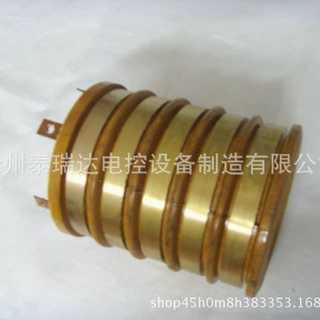 工业机械设备导电滑环 电缆卷筒集电环 5路印染机集电环碳刷滑环