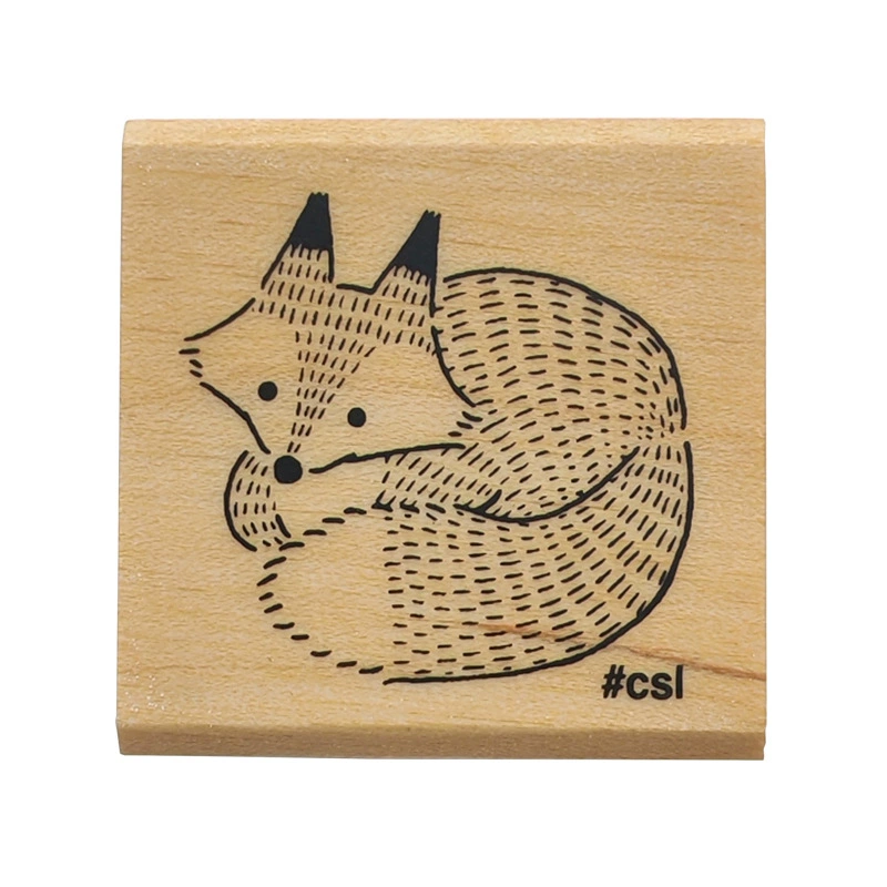 [【新品】日本KODOMO NOKAO木头印章创意手账章N I LOVE STAMP1533]