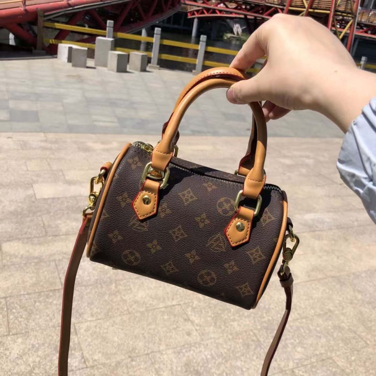 Elegante mini borsa a tracolla boston per donna stile internet_voghion.com