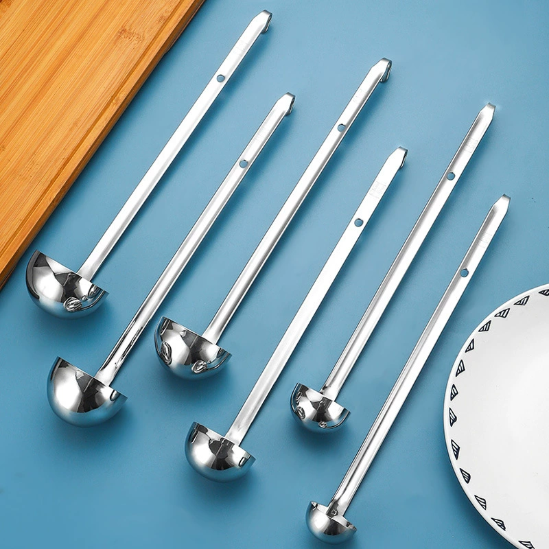 Ложка для масла с длинной ручкой из нержавеющей стали, ложка для вина, ложка для варенья, ложка для специальных ингредиентов для магазина чая с молоком, ложка для приправ, ложка для различных сценариев
