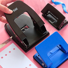 双孔打孔器迷你圆孔打洞手动打孔机小型a4活页纸张文具装订圆环孔